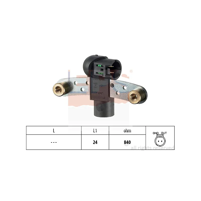Capteur d'angle, vilebrequin EPS 1.953.324