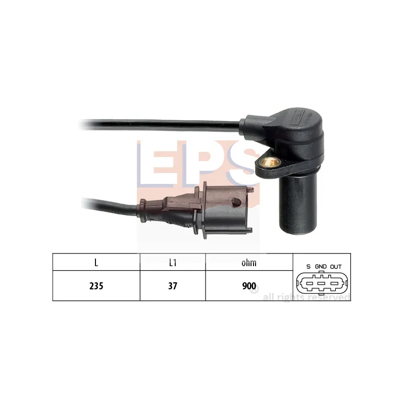 Capteur d'angle, vilebrequin EPS 1.953.326