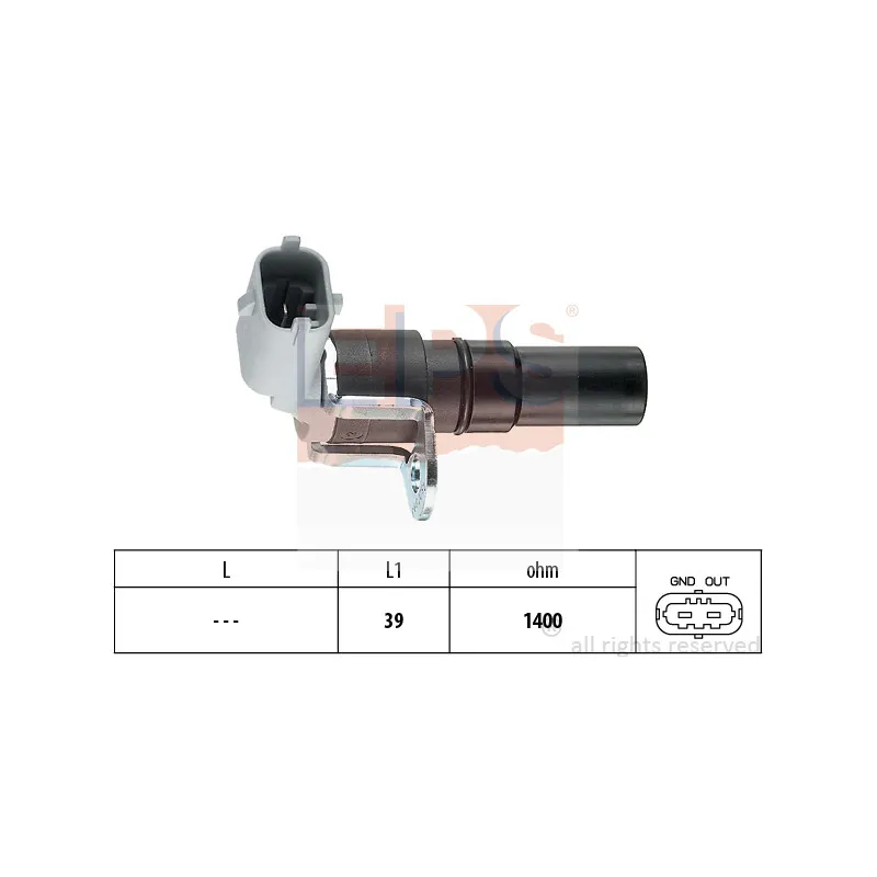 Capteur d'angle, vilebrequin EPS 1.953.327