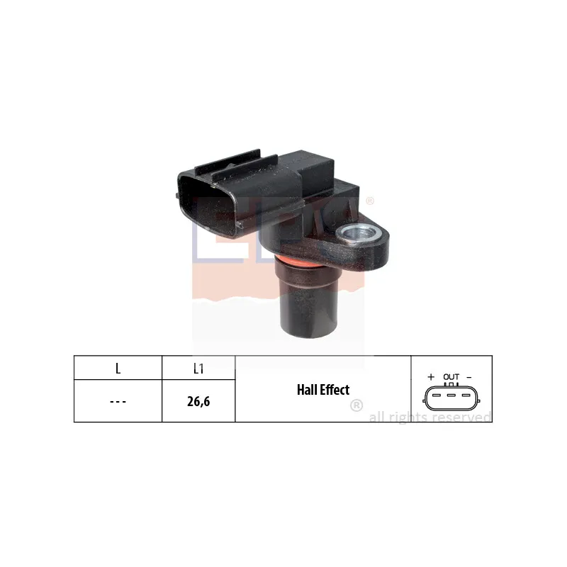 Capteur d'angle, vilebrequin EPS 1.953.337