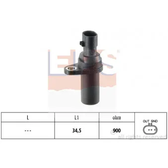 Capteur d'angle, vilebrequin EPS 1.953.377