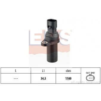 Capteur d'angle, vilebrequin EPS 1.953.378