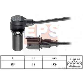 Capteur d'angle, vilebrequin EPS 1.953.382