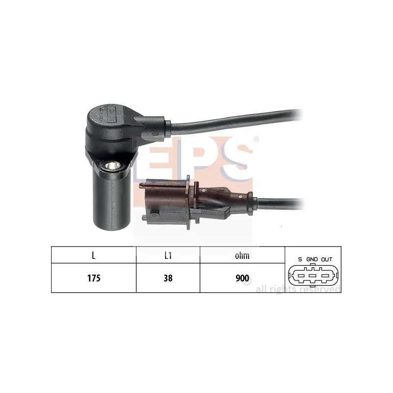 Capteur d'angle, vilebrequin EPS 1.953.382