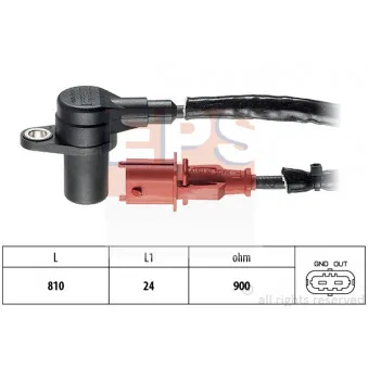 Capteur d'angle, vilebrequin EPS 1.953.384
