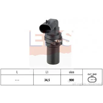 Capteur d'angle, vilebrequin EPS 1.953.389