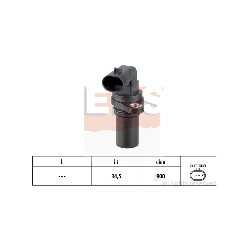 Capteur d'angle, vilebrequin EPS 1.953.389