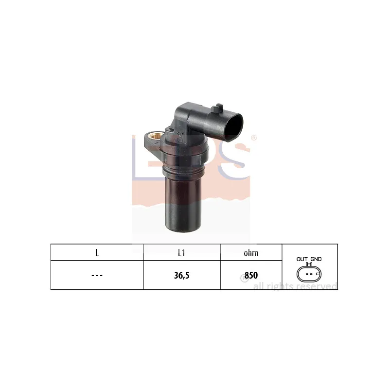 Capteur d'angle, vilebrequin EPS 1.953.407