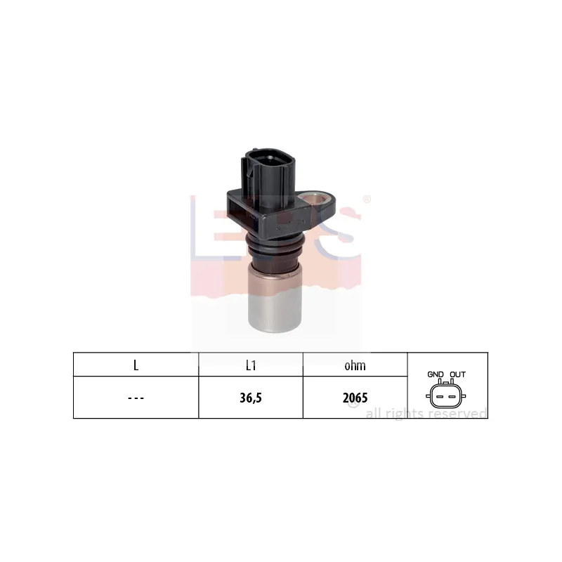 Capteur d'angle, vilebrequin EPS 1.953.417