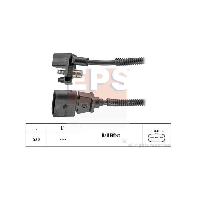 Capteur d'angle, vilebrequin EPS 1.953.443