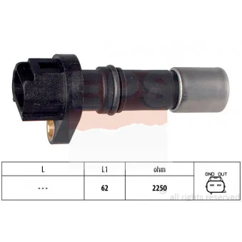 Capteur d'angle, vilebrequin EPS 1.953.461