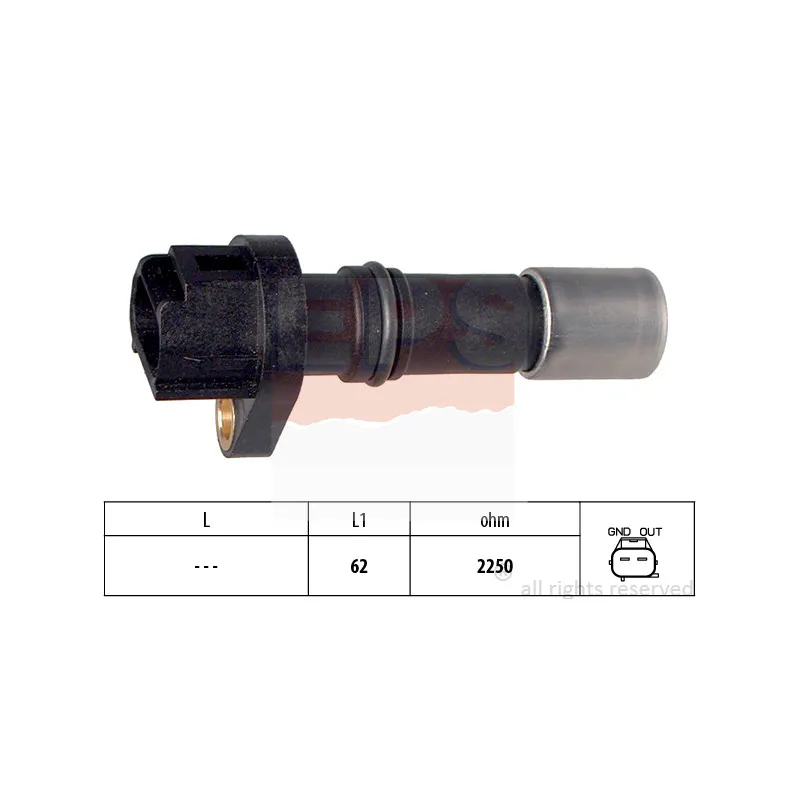 Capteur d'angle, vilebrequin EPS 1.953.461