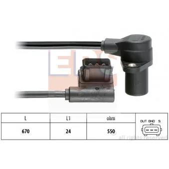 Capteur d'angle, vilebrequin EPS 1.953.485