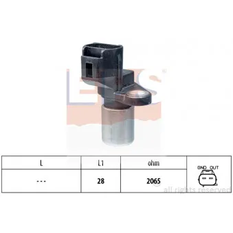 Capteur d'angle, vilebrequin EPS 1.953.490