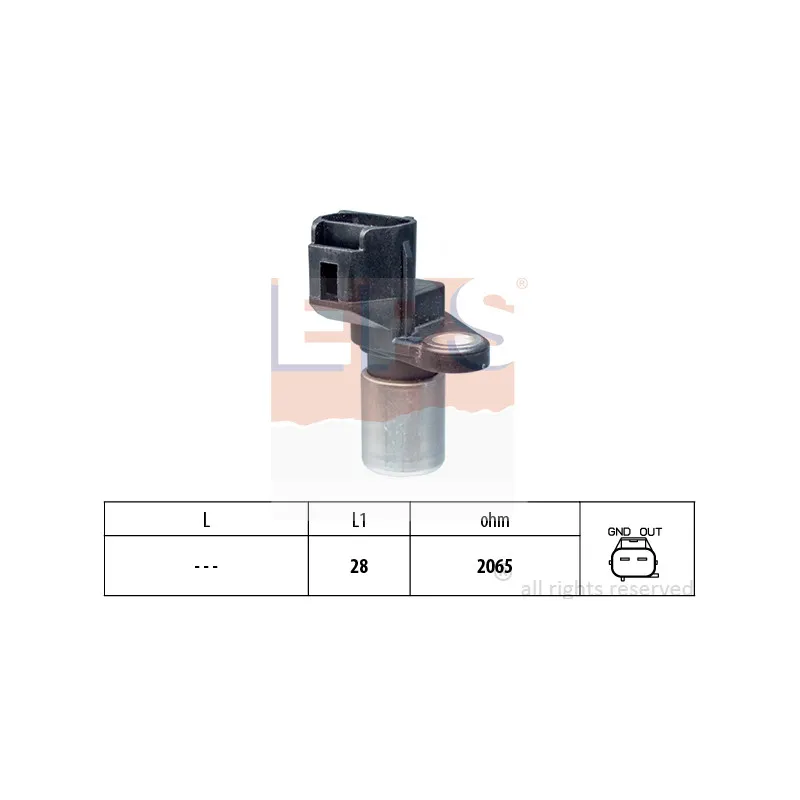 Capteur d'angle, vilebrequin EPS 1.953.490
