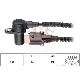Capteur d'angle, vilebrequin EPS 1.953.494