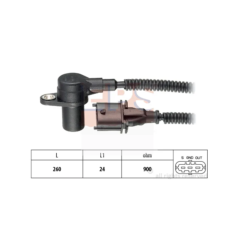 Capteur d'angle, vilebrequin EPS 1.953.494