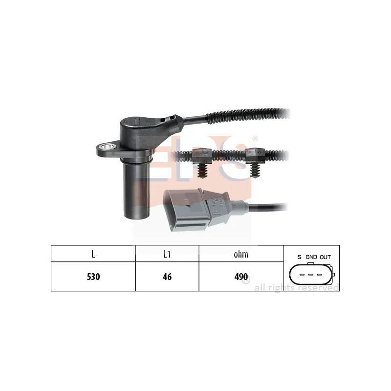 Capteur d'angle, vilebrequin EPS 1.953.504