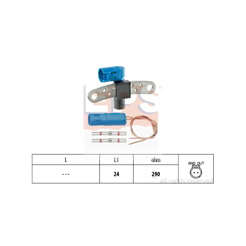 Capteur d'angle, vilebrequin EPS 1.953.540K
