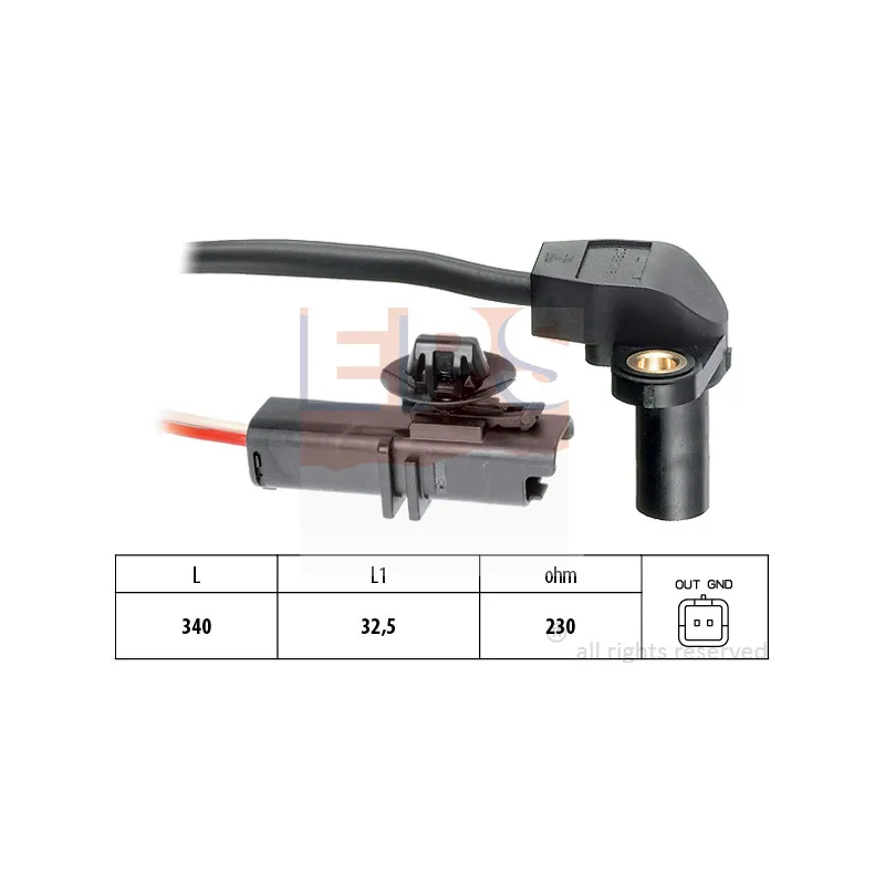Capteur d'angle, vilebrequin EPS 1.953.549