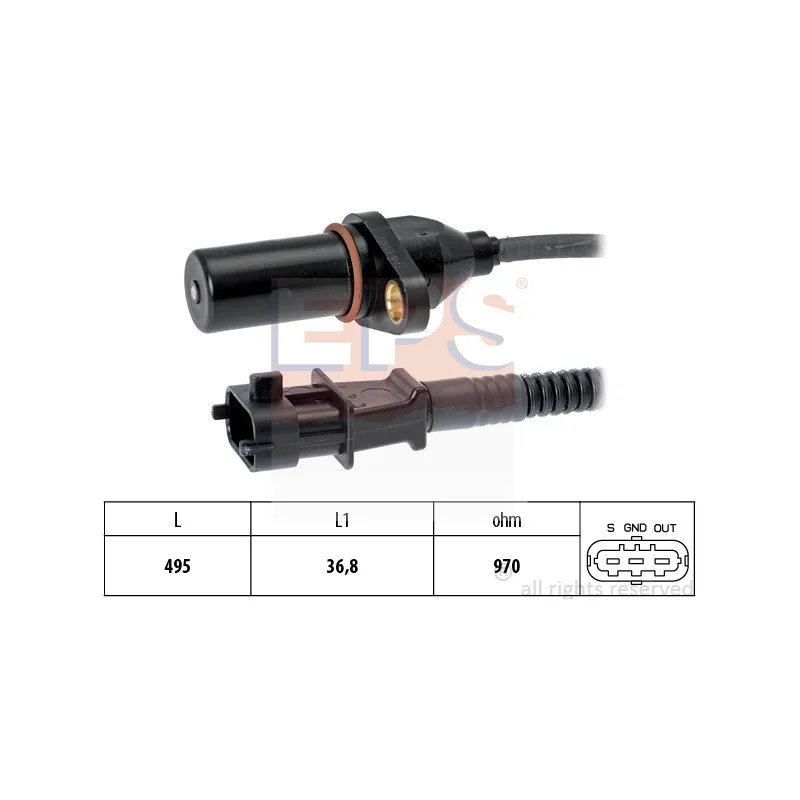 Capteur d'angle, vilebrequin EPS 1.953.563
