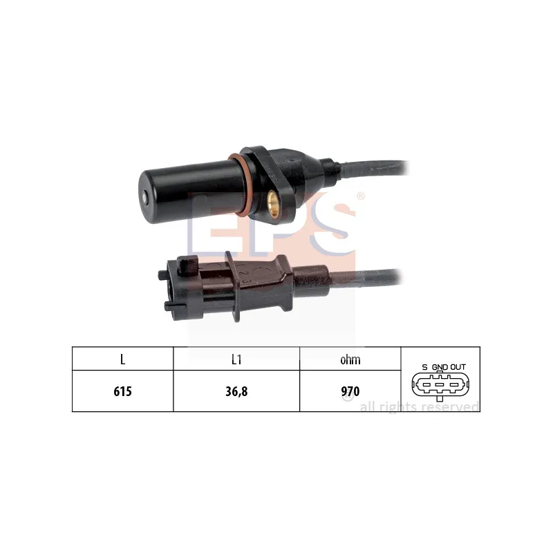 Capteur d'angle, vilebrequin EPS 1.953.569