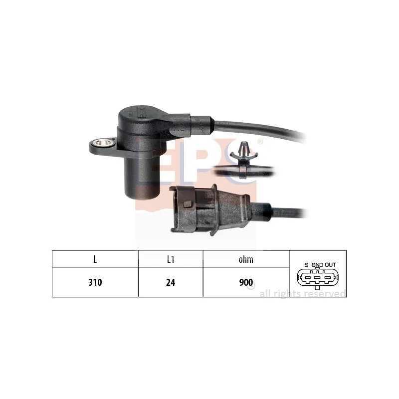 Capteur d'angle, vilebrequin EPS 1.953.570