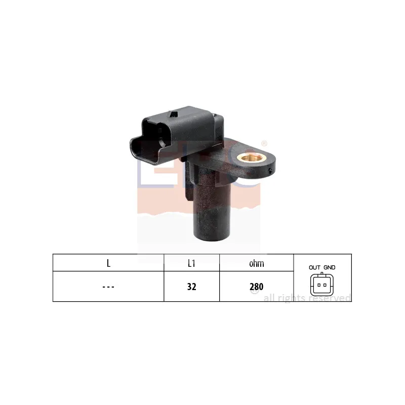 Capteur d'angle, vilebrequin EPS 1.953.579