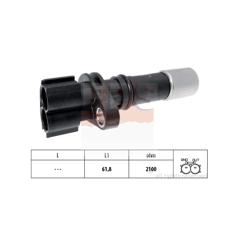 Capteur d'angle, vilebrequin EPS 1.953.633