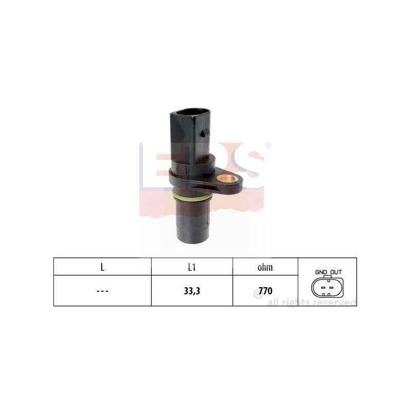 Capteur d'angle, vilebrequin EPS 1.953.640