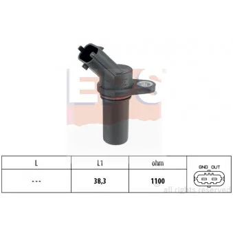 Capteur d'angle, vilebrequin EPS 1.953.681