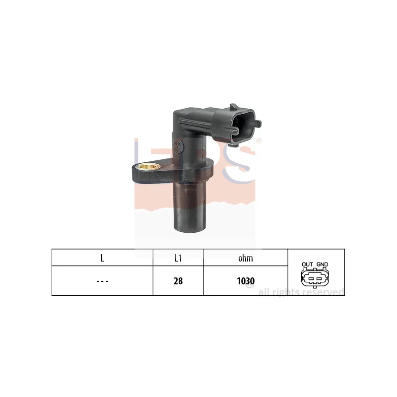 Capteur d'angle, vilebrequin EPS 1.953.697