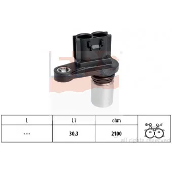 Capteur d'angle, vilebrequin EPS