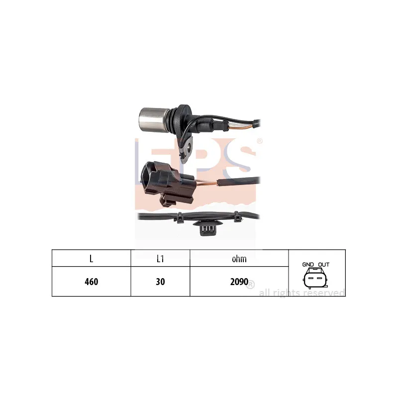 Capteur d'angle, vilebrequin EPS 1.953.720