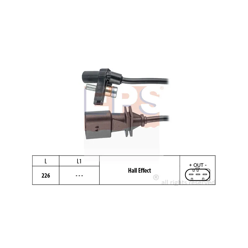 Capteur d'angle, vilebrequin EPS 1.953.759