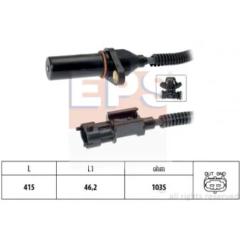 Capteur d'angle, vilebrequin EPS 1.953.810