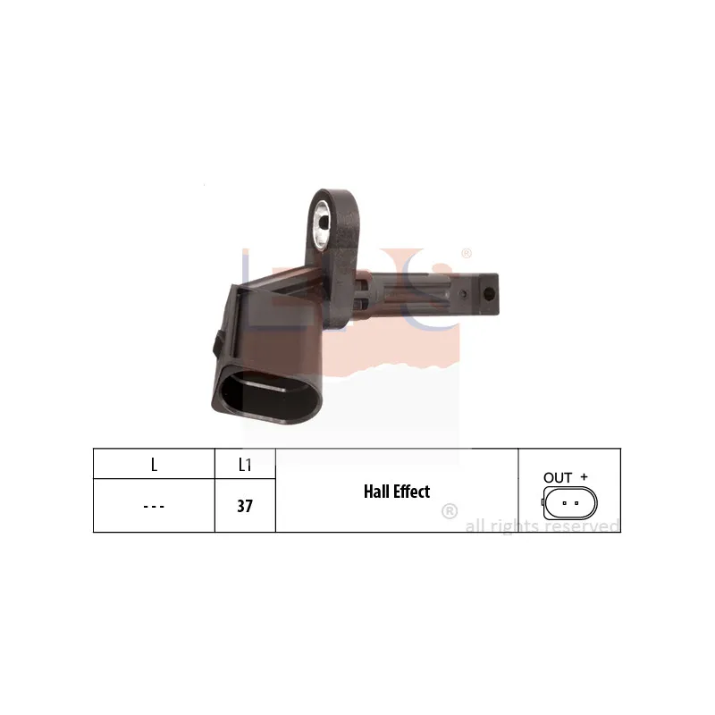 Capteur, vitesse de roue EPS 1.960.014
