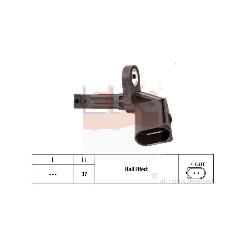 Capteur, vitesse de roue EPS 1.960.015