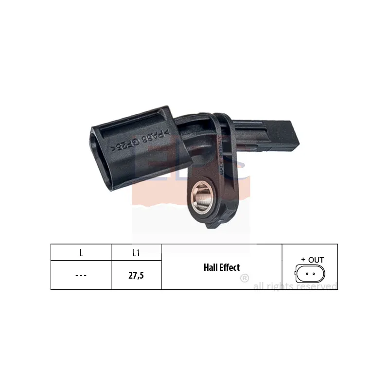 Capteur, vitesse de roue EPS 1.960.173