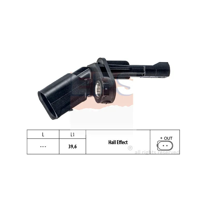 Capteur, vitesse de roue EPS 1.960.175