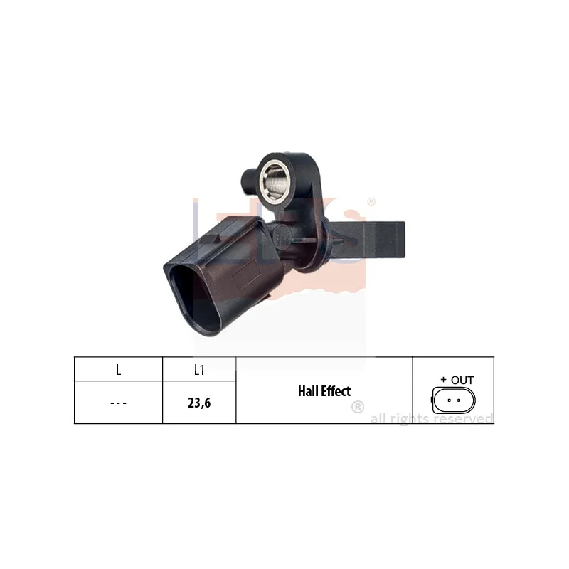 Capteur, vitesse de roue EPS 1.960.222
