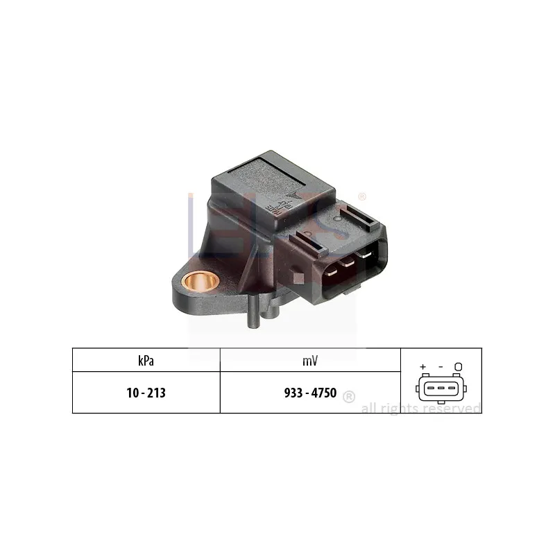 Capteur, pression de suralimentation EPS 1.993.009