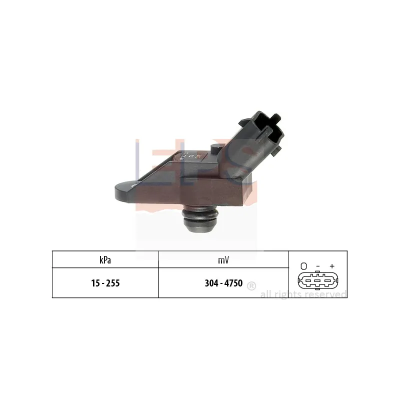 Capteur, pression de suralimentation EPS 1.993.013