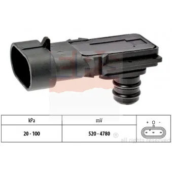 Capteur, pression de suralimentation EPS 1.993.023
