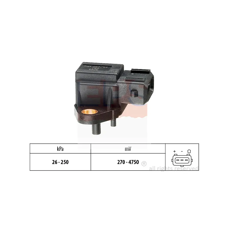 Capteur, pression de suralimentation EPS 1.993.029