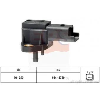 Capteur, pression de suralimentation EPS 1.993.030