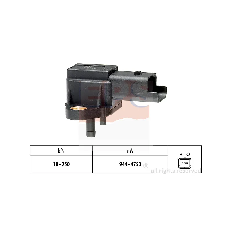 Capteur, pression de suralimentation EPS 1.993.030