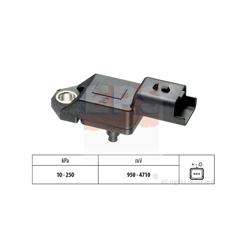 Capteur, pression de suralimentation EPS 1.993.034