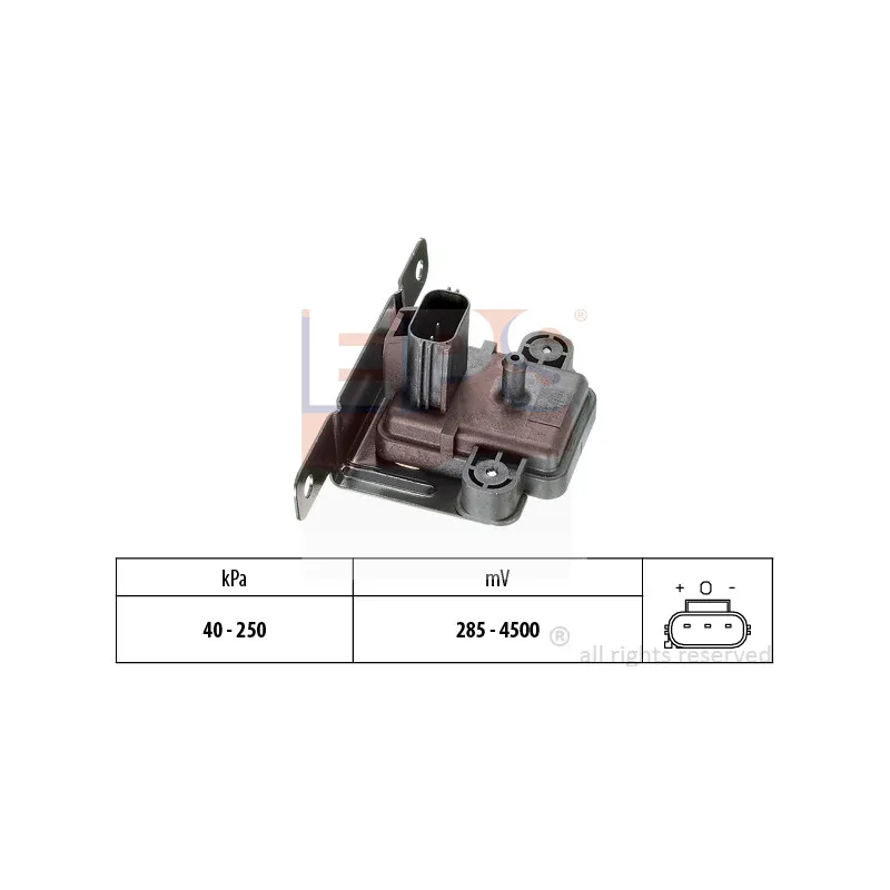 Capteur, pression de suralimentation EPS 1.993.058