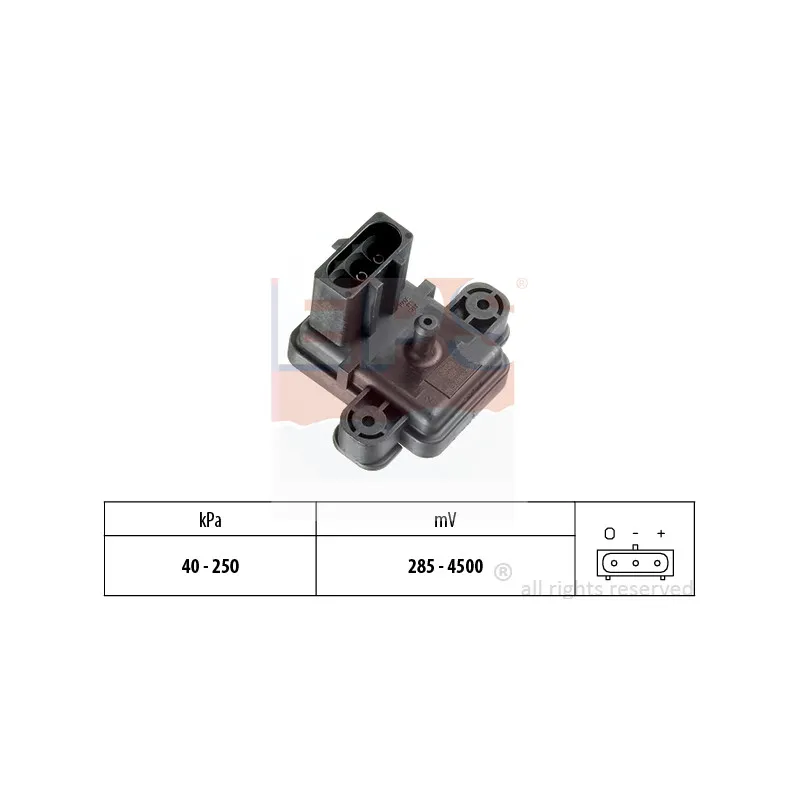 Capteur, pression de suralimentation EPS 1.993.059